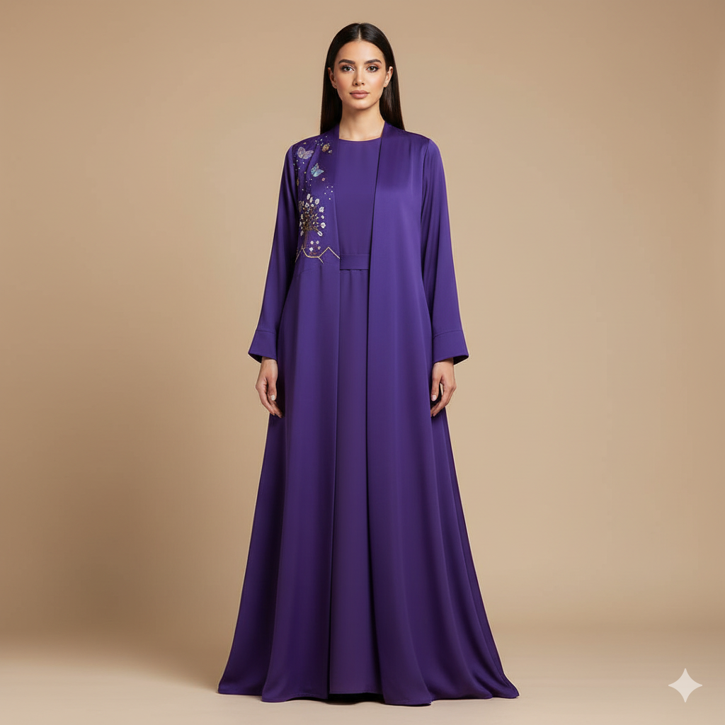 Luxury Embroidered Elegant Abaya | Premium Modest Fashion