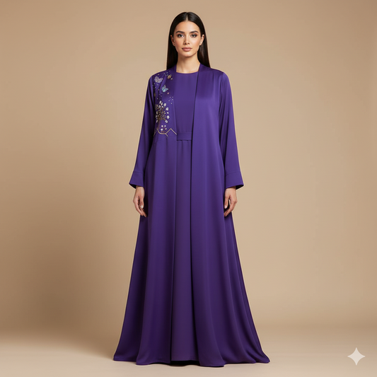 Luxury Embroidered Elegant Abaya | Premium Modest Fashion